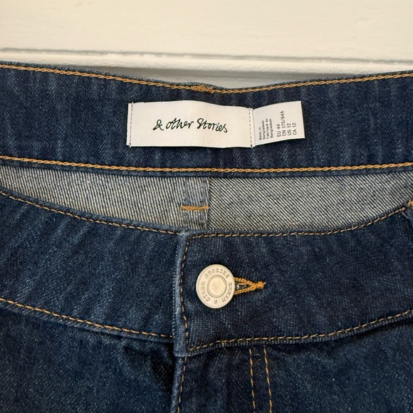 & Other Stories Boot-Cut Wrap Seam Jeans size 44 - Picture 9 of 9